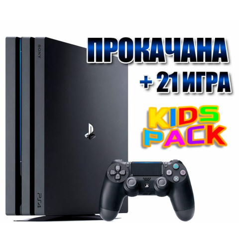 PlayStation 4 PRO 1 TB БУ + 21 игры #806